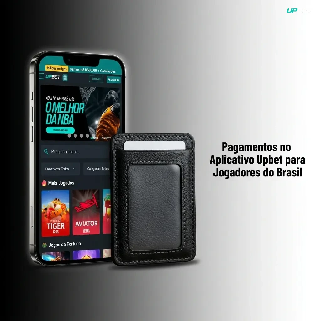 Métodos de pagamento no app Upbet Brasil: Pix, boleto, cartão Visa e Mastercard e carteiras digitais